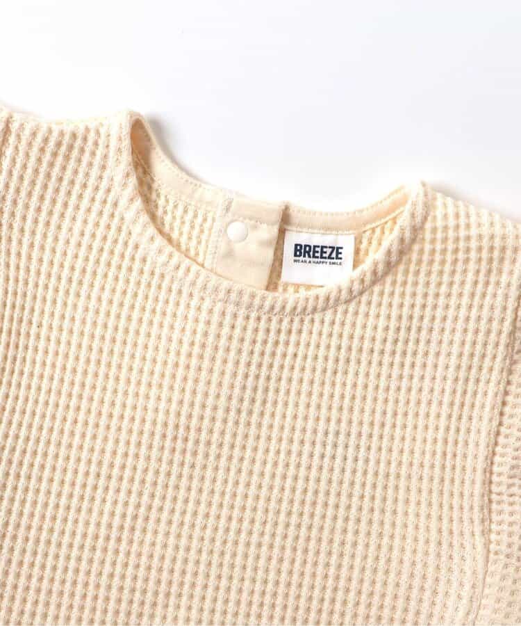 日本童裝 BREEZE 華夫格背心 80-140cm 女童款 秋季 TOPS