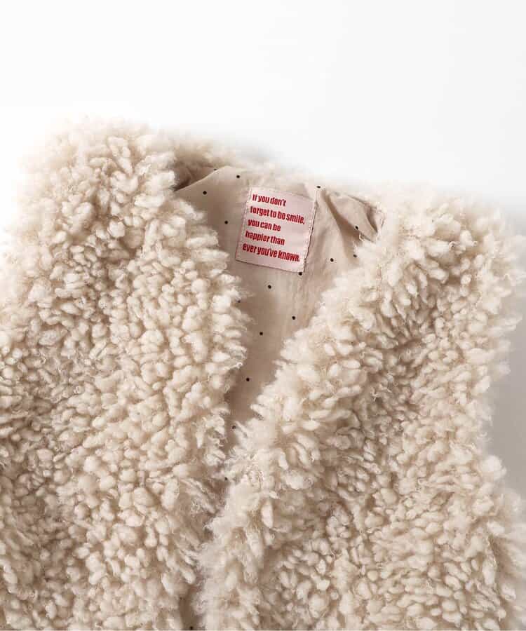 日本童裝 BREEZE 毛毛背心 80-130cm 女童款 秋季 OUTERWEAR