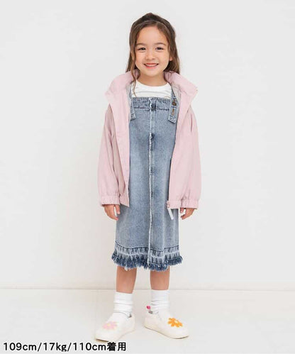 日本童裝 BREEZE 吊帶牛仔裙 80-130cm 女童款 秋季 DRESSES