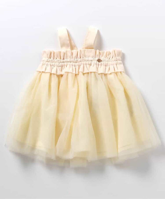 日本童裝 BREEZE 網紗連身裙 70-80cm 女童款 初生嬰兒 秋季 DRESSES
