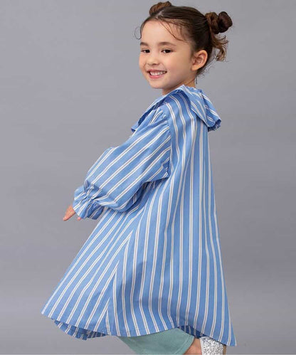 日本童裝 BREEZE 襯衫連身裙 90-140cm 女童款 秋季 DRESSES