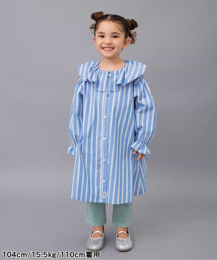 日本童裝 BREEZE 襯衫連身裙 90-140cm 女童款 秋季 DRESSES