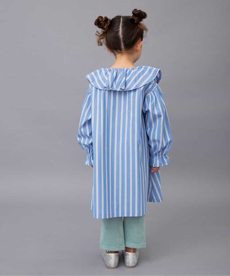 日本童裝 BREEZE 襯衫連身裙 90-140cm 女童款 秋季 DRESSES