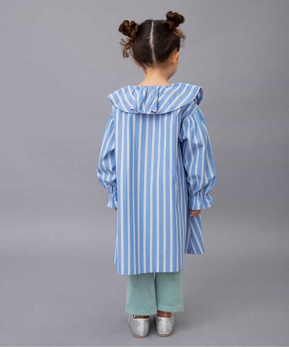 日本童裝 BREEZE 襯衫連身裙 90-140cm 女童款 秋季 DRESSES