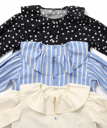 日本童裝 BREEZE 襯衫連身裙 90-140cm 女童款 秋季 DRESSES