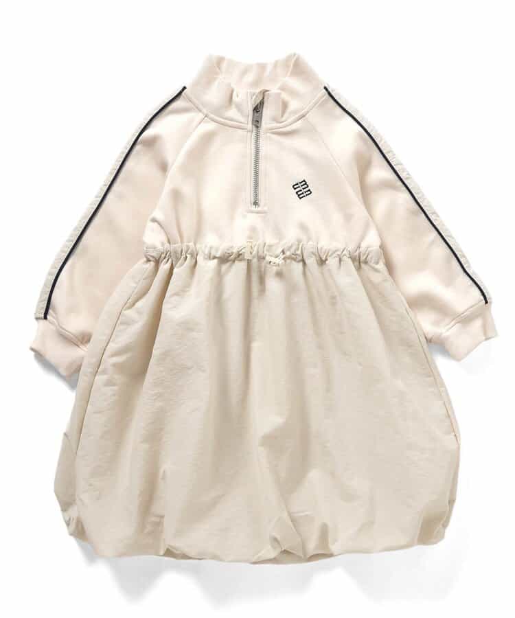 日本童裝 BREEZE 皺褶泡泡連身裙 80-140cm 女童款 秋季 DRESSES