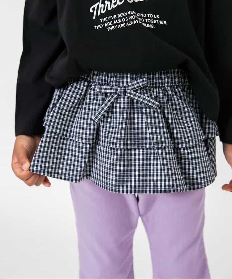 日本童裝 BREEZE 層疊荷葉邊半身裙 80-140cm 女童款 秋季 DRESSES