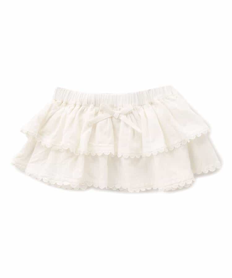 日本童裝 BREEZE 層疊荷葉邊半身裙 80-140cm 女童款 秋季 DRESSES