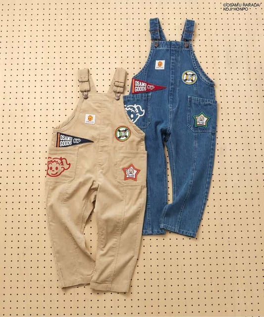 日本童裝 BREEZE x OSAMU GOOD 吊帶連衣 80-130cm 男童款 秋季 Jumpsuit