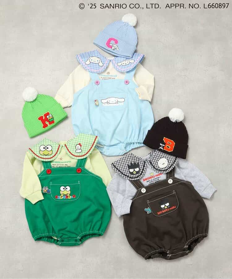 日本童裝 BREEZE x Sanrio 吊帶連衣 70-80cm 男童款/女童款 初生嬰兒 秋季 Jumpsuit