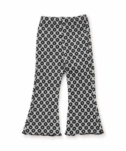 日本童裝 BREEZE 全身提花喇叭褲 80-140cm 女童款 秋季 PANTS