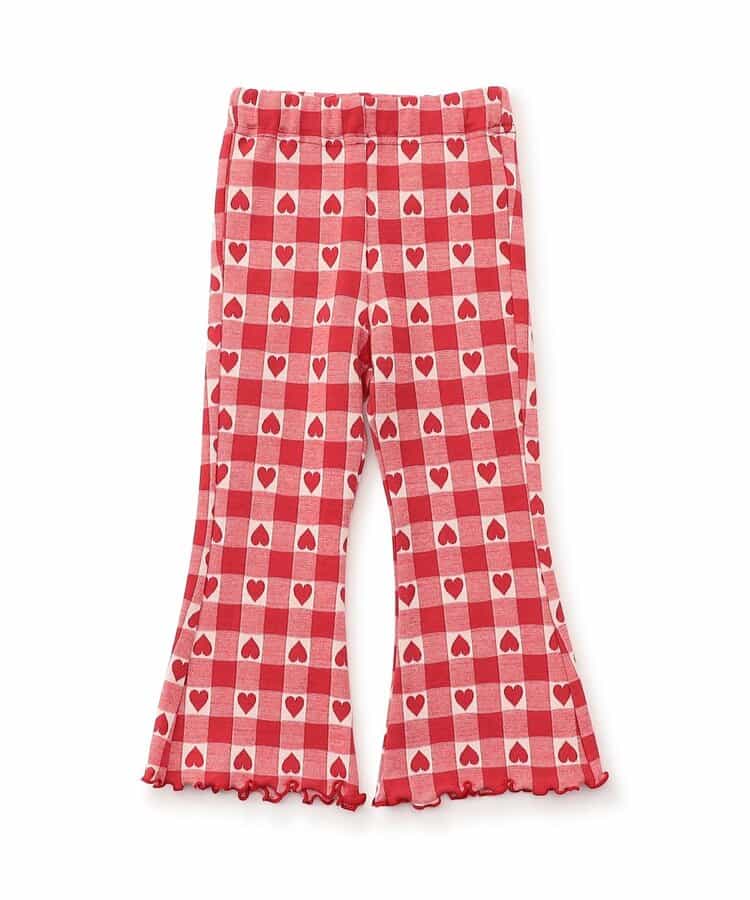 日本童裝 BREEZE 全身提花喇叭褲 80-140cm 女童款 秋季 PANTS