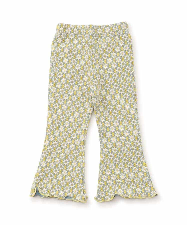 日本童裝 BREEZE 全身提花喇叭褲 80-140cm 女童款 秋季 PANTS