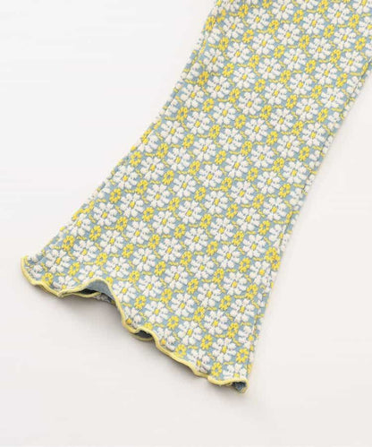 日本童裝 BREEZE 全身提花喇叭褲 80-140cm 女童款 秋季 PANTS