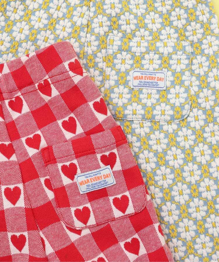 日本童裝 BREEZE 全身提花喇叭褲 80-140cm 女童款 秋季 PANTS