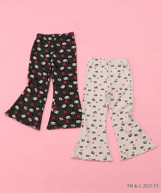 日本童裝 BREEZE x Betty Boop 喇叭長褲 80-140cm 女童款 秋季 PANTS