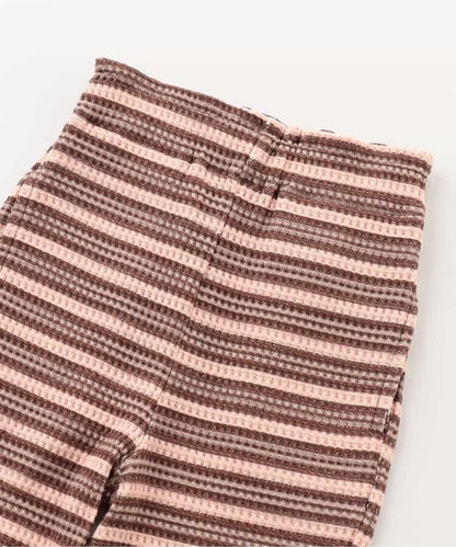 日本童裝 BREEZE 華夫格花邊長褲 80-140cm 女童款 秋季 PANTS