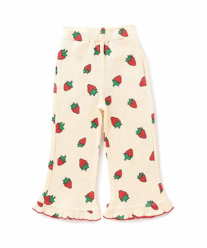 日本童裝 BREEZE 華夫格花邊長褲 80-140cm 女童款 秋季 PANTS