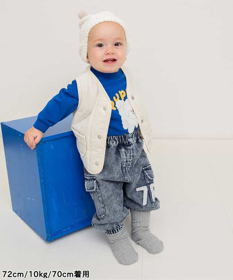 日本童裝 BREEZE 工裝短褲 70-80cm 男童款 初生嬰兒 秋季 PANTS