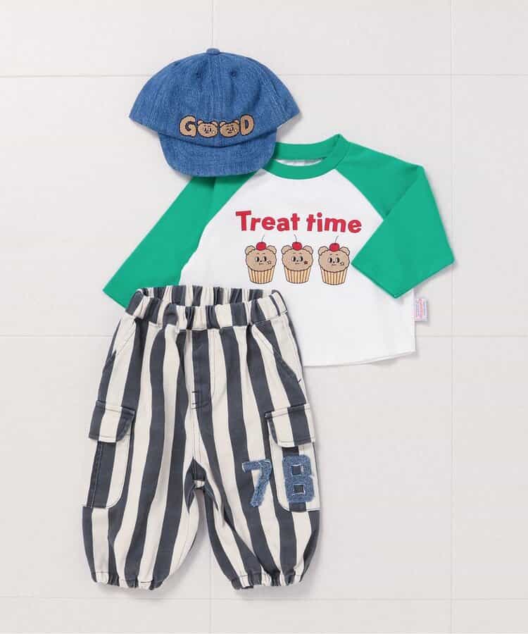 日本童裝 BREEZE 工裝短褲 70-80cm 男童款 初生嬰兒 秋季 PANTS