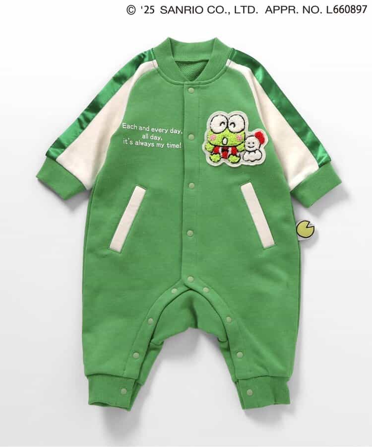 日本童裝 BREEZE x Sanrio 棒球風連衣 70-80cm 男童款/女童款 初生嬰兒 秋季 Jumpsuit