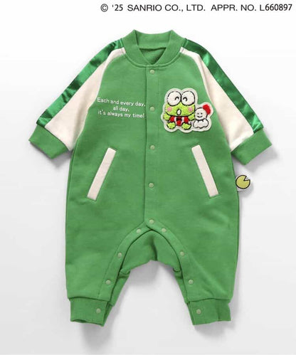 日本童裝 BREEZE x Sanrio 棒球風連衣 70-80cm 男童款/女童款 初生嬰兒 秋季 Jumpsuit