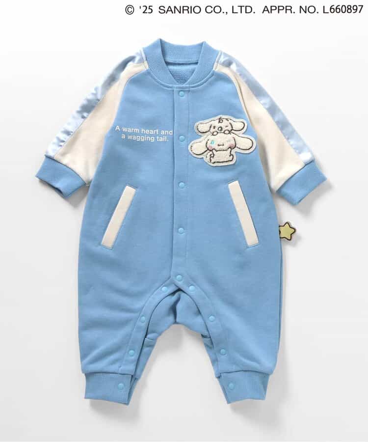 日本童裝 BREEZE x Sanrio 棒球風連衣 70-80cm 男童款/女童款 初生嬰兒 秋季 Jumpsuit