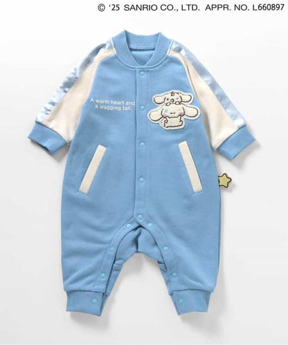 日本童裝 BREEZE x Sanrio 棒球風連衣 70-80cm 男童款/女童款 初生嬰兒 秋季 Jumpsuit