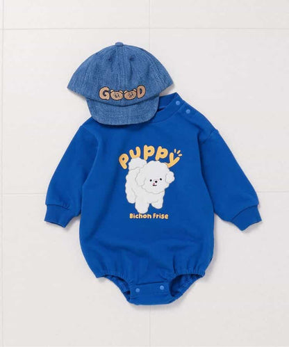 日本童裝 BREEZE 連衣 70-80cm 男童款 初生嬰兒 秋季 Jumpsuit