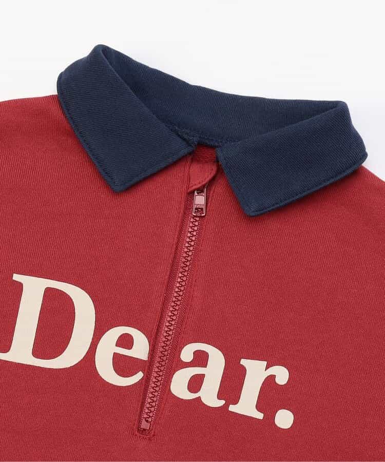 日本童裝 BREEZE 連衣 70-80cm 男童款 初生嬰兒 秋季 Jumpsuit 聖誕紅/新年紅