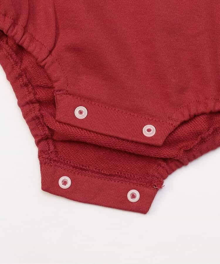 日本童裝 BREEZE 連衣 70-80cm 男童款 初生嬰兒 秋季 Jumpsuit 聖誕紅/新年紅