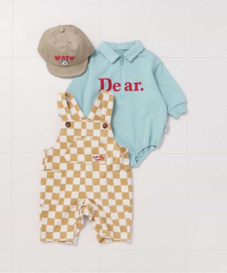 日本童裝 BREEZE 連衣 70-80cm 男童款 初生嬰兒 秋季 Jumpsuit 聖誕紅/新年紅