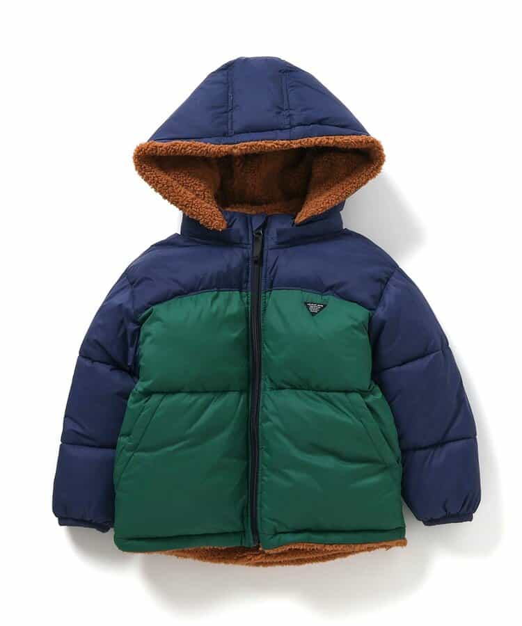 日本童裝 BREEZE 2Way 雙面兩著夾棉厚身保暖外套 80-150cm 男童款/女童款 冬季 (適合寒冷天氣、溫度低天氣及落雪）OUTERWEAR【日本預售：2025年11月上旬】