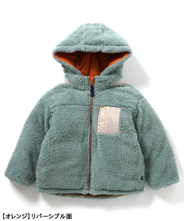 日本童裝 BREEZE 2Way 雙面兩著夾棉厚身保暖外套 80-150cm 男童款/女童款 冬季 (適合寒冷天氣、溫度低天氣及落雪）OUTERWEAR【日本預售：2025年11月上旬】