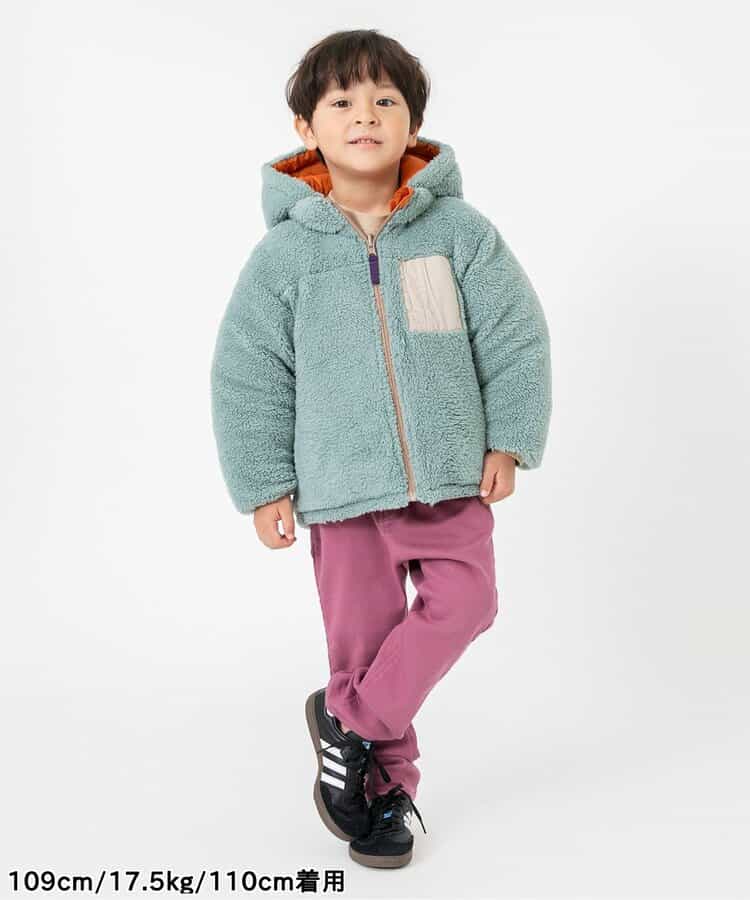 日本童裝 BREEZE 2Way 雙面兩著夾棉厚身保暖外套 80-150cm 男童款/女童款 冬季 (適合寒冷天氣、溫度低天氣及落雪）OUTERWEAR【日本預售：2025年11月上旬】