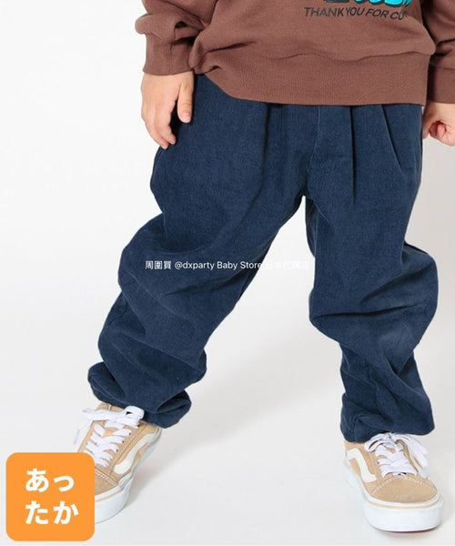 日本童裝 BR#22EE 抓毛休閒長褲 80-140cm 男童款/女童款 冬季 PANTS