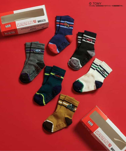 BR#22EE x TOMICA Socks (3 pairs, 10-18cm) - Direct from Japan 