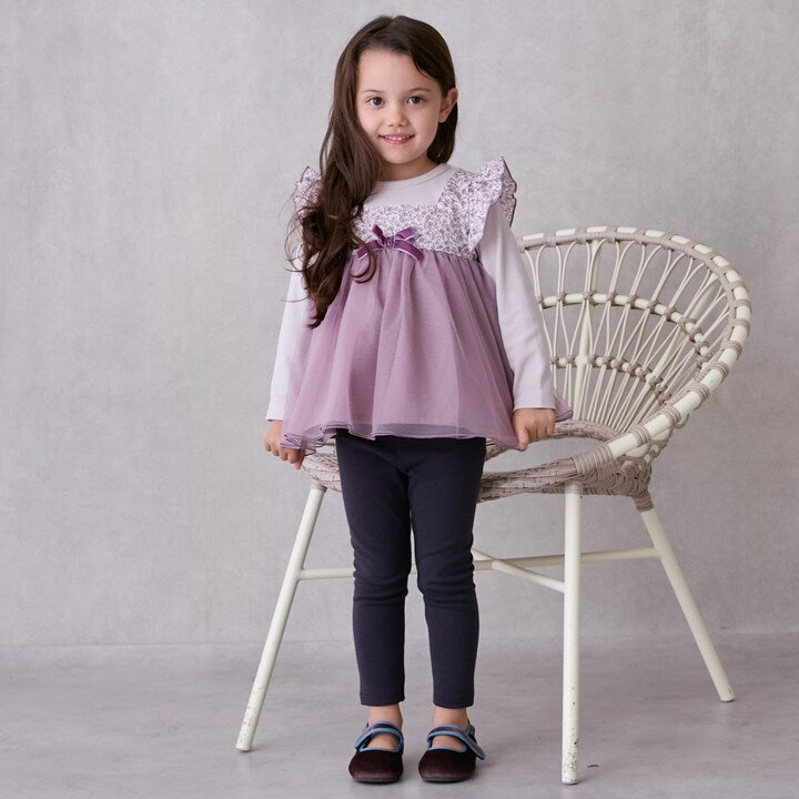 日本童裝 pe#main 口袋打底褲 80-130cm 女童款 秋季 PANTS