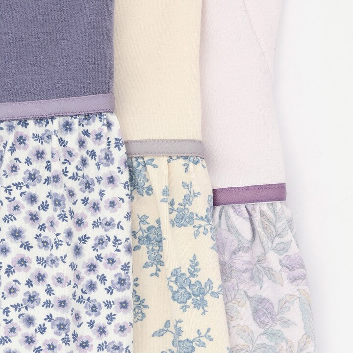 日本童裝 pe#main 拼接絲帶上衣 80-130cm 女童款 秋季 TOPS