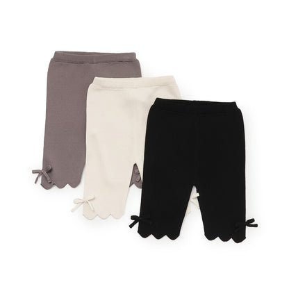 日本童裝 pe#main 針織緊身褲 80-130cm 女童款 秋季 PANTS