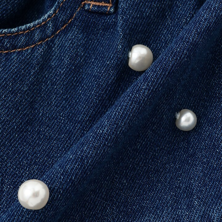 日本童裝 pe#main 花邊牛仔短裙 80-130cm 女童款 秋季 SKIRTS