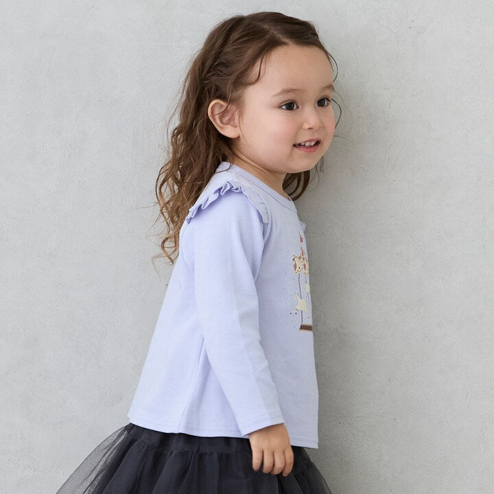 日本童裝 pe#main 印花上衣 80-130cm 女童款 秋季 TOPS