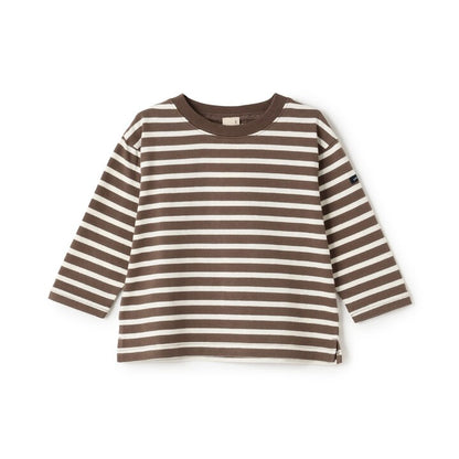 日本童裝 pe#main 食品防污 間條上衣 80-130cm 男童款 秋季 TOPS