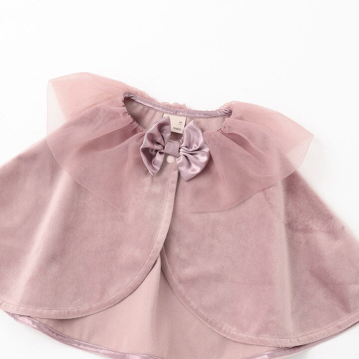 日本童裝 pe#main 披風連頭帶 80-130cm 女童款 秋季 OUTERWEAR