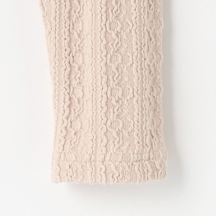 日本童裝 pe#main [乳木果油處理]提花緊身褲 80-130cm 女童款 秋季 PANTS