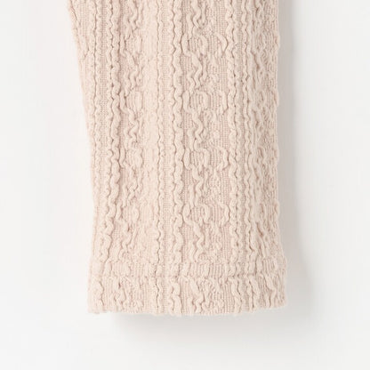 日本童裝 pe#main [乳木果油處理]提花緊身褲 80-130cm 女童款 秋季 PANTS