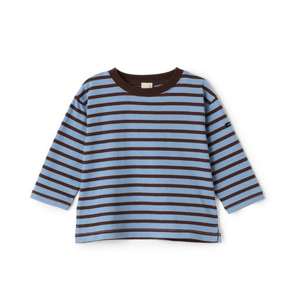 日本童裝 pe#main 食品防污 間條上衣 80-130cm 男童款 秋季 TOPS