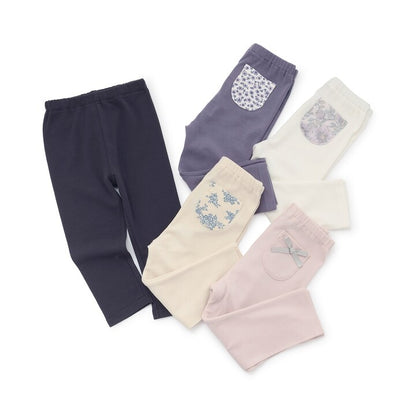 日本童裝 pe#main 口袋打底褲 80-130cm 女童款 秋季 PANTS