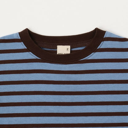 日本童裝 pe#main 食品防污 間條上衣 80-130cm 男童款 秋季 TOPS