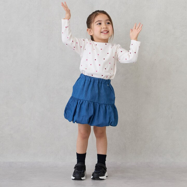 日本童裝 pe#main 印花上衣 80-130cm 女童款 秋季 TOPS